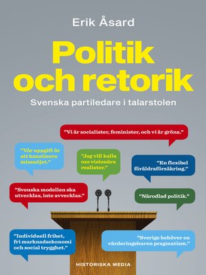 cover image of Politik och retorik